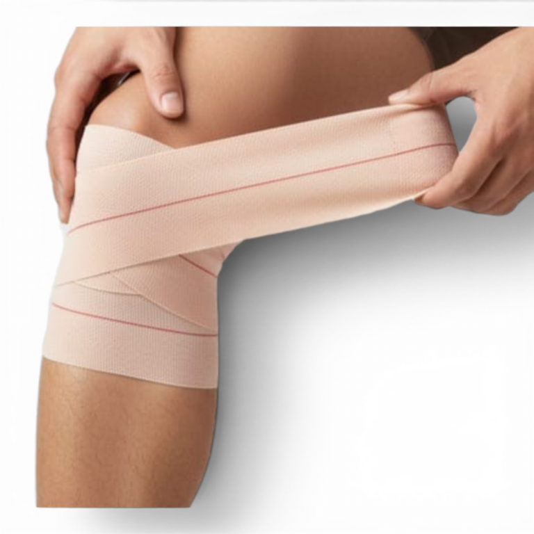 Home Kromacare Crepe Bandage for Orthopedic Support and Injury Management