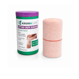 kromacare cotton crepe bandage 10cm branded packaging