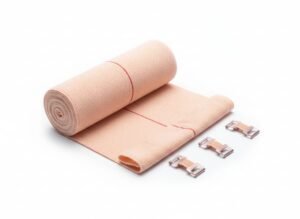 Kromacare 15cm x 4m Rolled Cotton Crepe Bandage for Large Joints