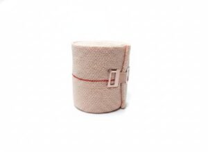 KROMACARE cotton crepe bandage 6cm x 4 meter rolled