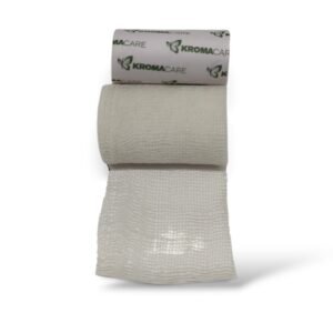 kromacare gauze bandage roll cotton weave texture